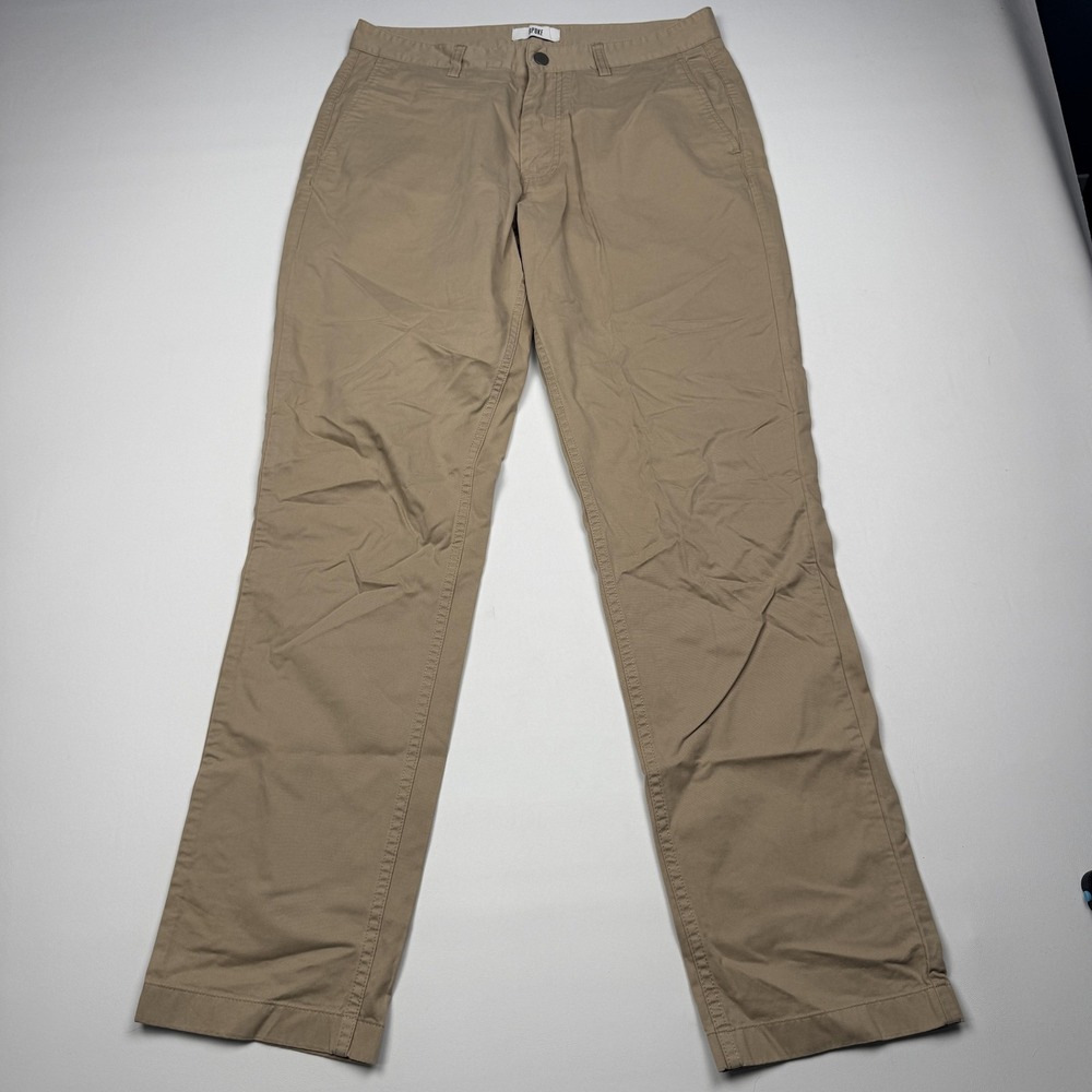 Spoke Heroes Build C Pants Mens 33x32 Beige Stretch Chino Athletic Fit